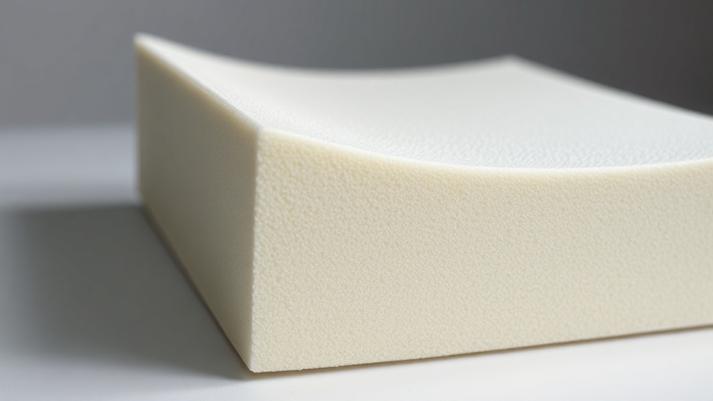 고밀도 폼이 하중에 의해 압축되면서 좌면 깊이가 미세하게 변화하는 과정을 보여주는 실험 데이터